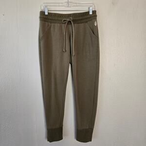 Free People Movement Sunny Skinny Drawstring Jogger Sweatpant Olive XS Active